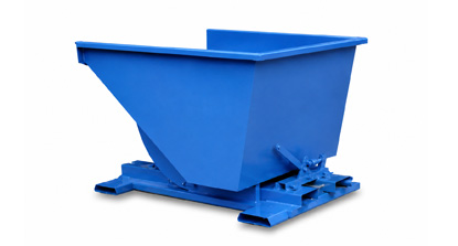 Self-dumping hoppers